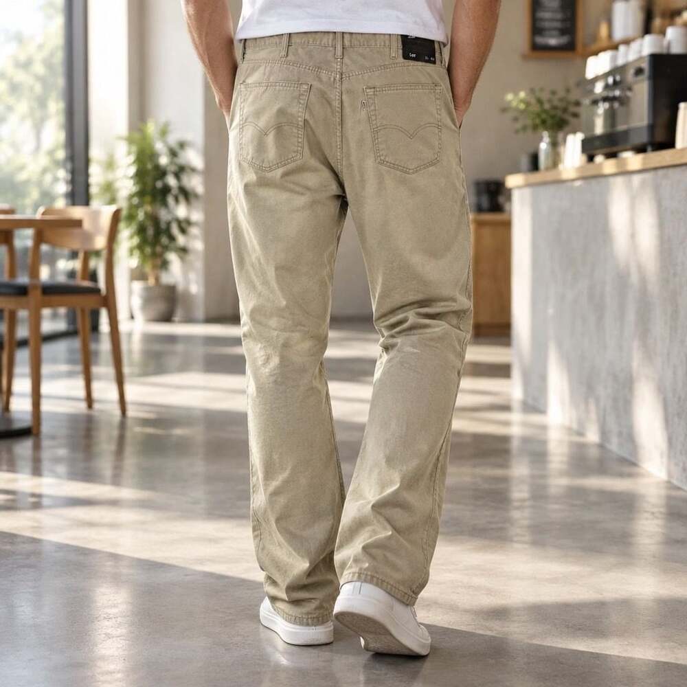 Levi's 514 Straight Pants Size 38x32 Tan Cotton Casual